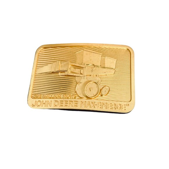 John Deere & Co Commemorative Max Emerge Belt Buckle 1984 #5379 (5417) - Picture 2 of 6